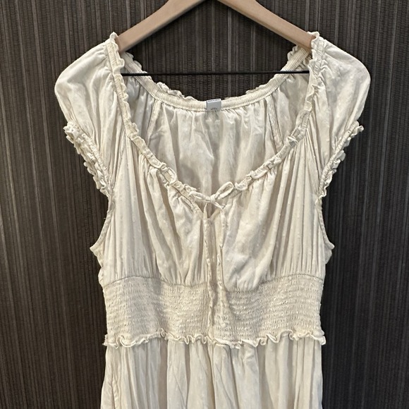 OLD NAVY Women's Babydoll Maxi Dress Boho Cottagecore Fairy Coquette Romantic L - Picture 6 of 8